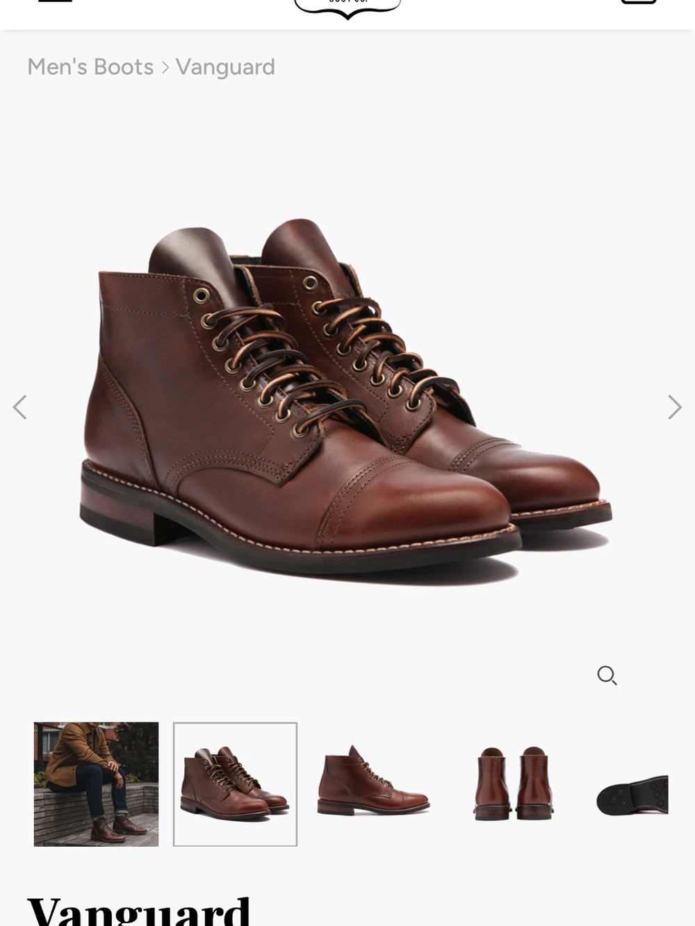 Thursday Boot Company Vanguard Boots Brown